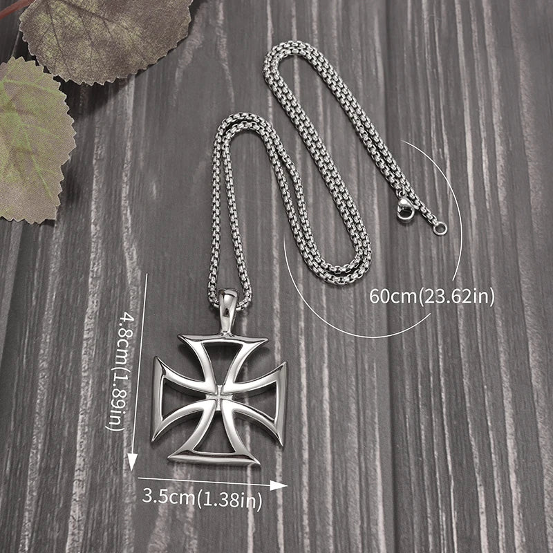 Templar Cross Necklace